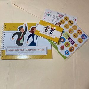 Administrative Assistant “All in a days work” Booklet w/Gift Card & Stickers New